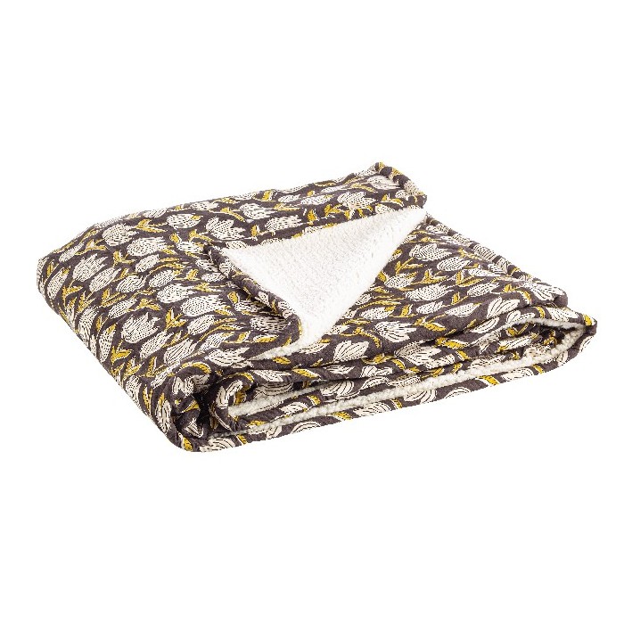 household-goods/blankets-throws/bizzotto-calais-black-with-tulip-blanket-130-x-180cm