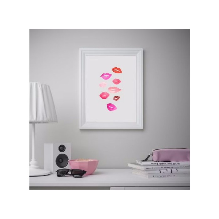 home-decor/wall-decor/ikea-bild-picture-lipstick-kiss-30x40cm