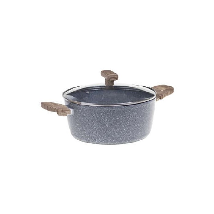 kitchenware/pots-lids-pans/5five-24cm-pot-and-lid-forged-aluminum-nature
