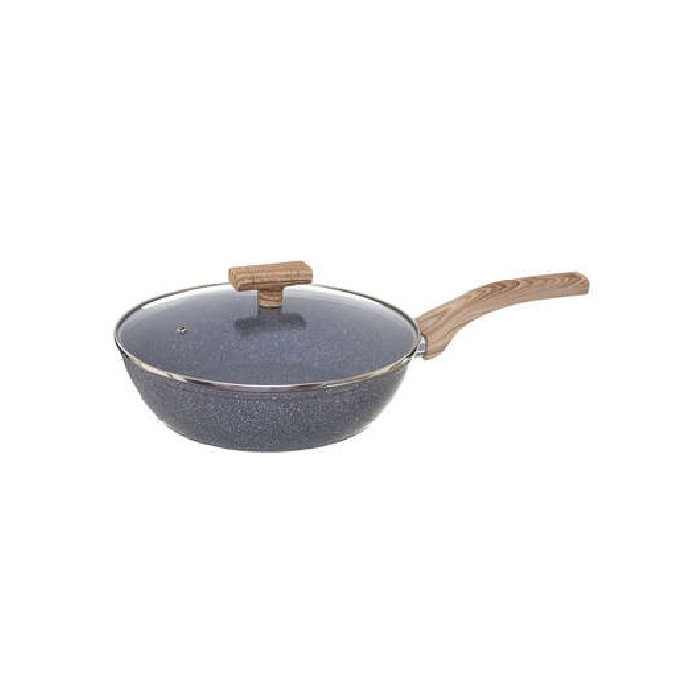 kitchenware/pots-lids-pans/5five-24cm-pan-and-lid-forged-aluminum-nature
