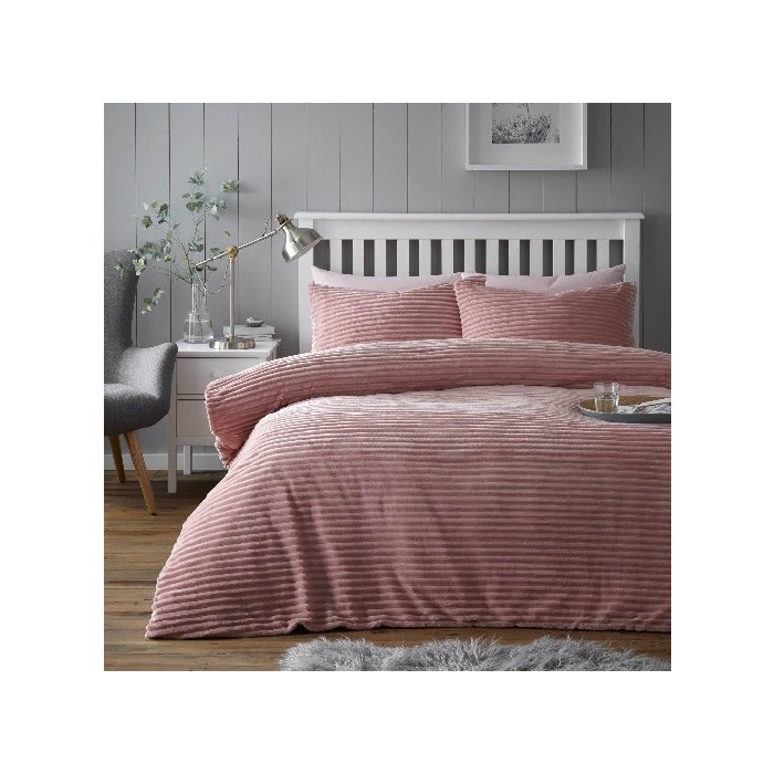 household-goods/bed-linen/teddy-chunky-rib-duvet-set-king-blush-pink