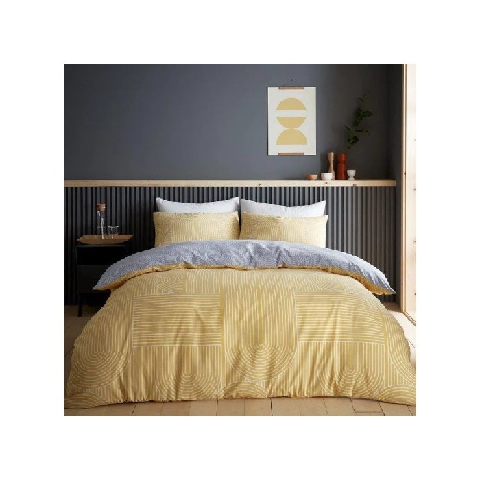 household-goods/bed-linen/printed-duvet-set-arches-king-ochregrey