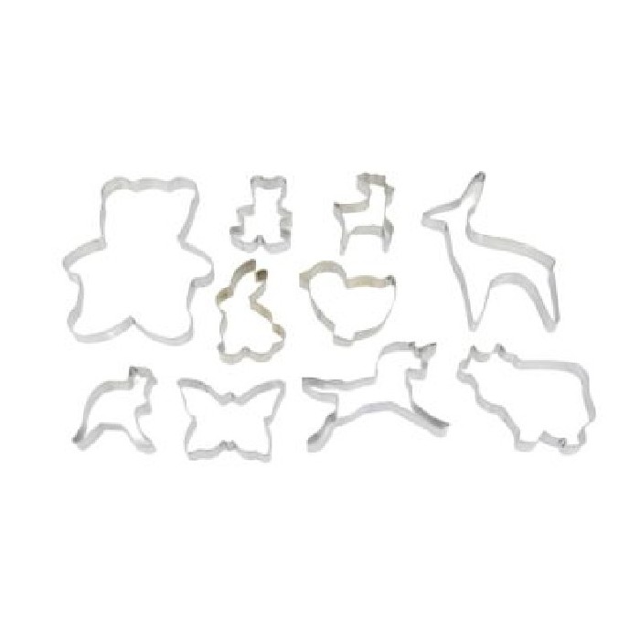 kitchenware/baking-tools-accessories/cookie-cutter-set-animal-10-pcs