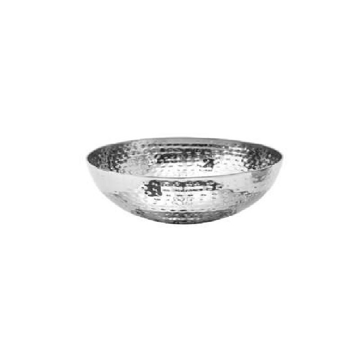 tableware/plates-bowls/hummered-stainless-steel-salad-bowl-13cm