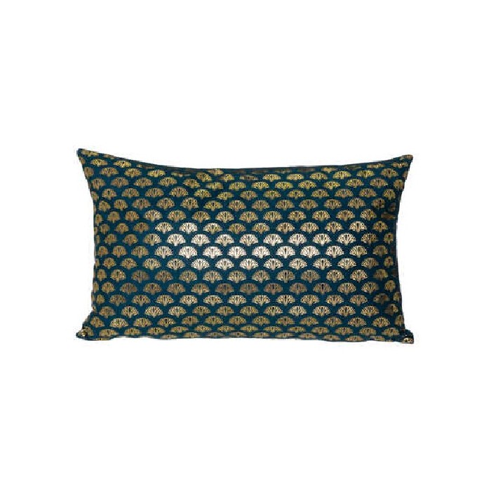 home-decor/cushions/atmosphera-velvet-foil-cushion-blue-30cm-x-50cm