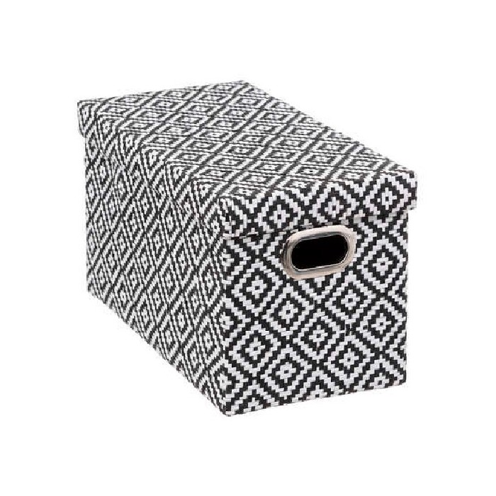 household-goods/storage-baskets-boxes/5five-storage-box-15cm-x-31cm-and-lid-black-and-white