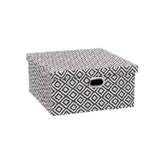 household-goods/storage-baskets-boxes/5five-storage-box-31cm-x-15cm-and-lid-black-and-white