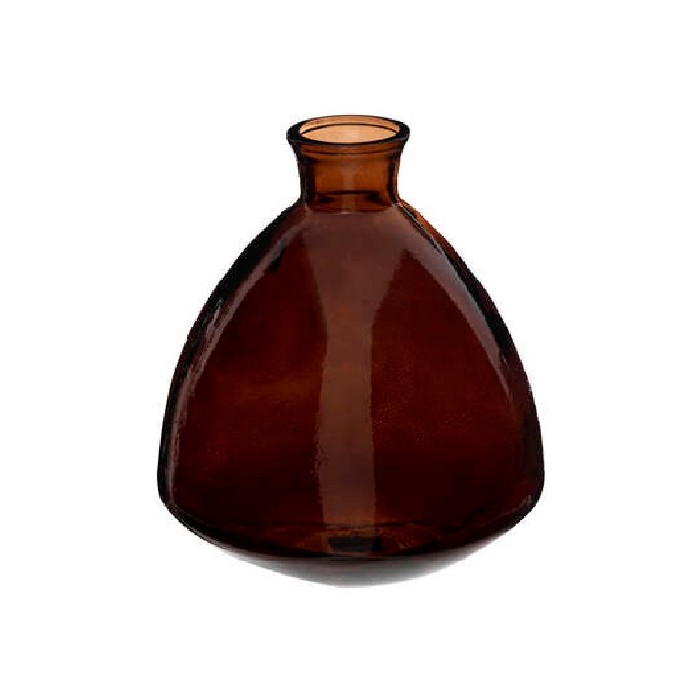 home-decor/vases/recy-gls-vase-brown-candy-h19