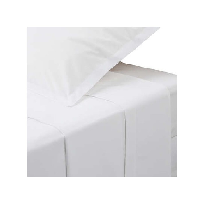 household-goods/bed-linen/atmosphera-flat-sheet-1p-perc-white-180cm-x-290cm