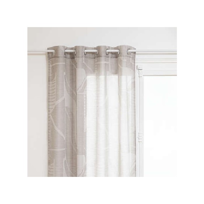 home-decor/curtains/atmosphera-net-curtain-jacq-arca-grey-135cm-x-240cm