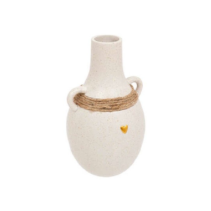 home-decor/vases/atmosphera-white-ceramic-rope-vase-flower-h22cm