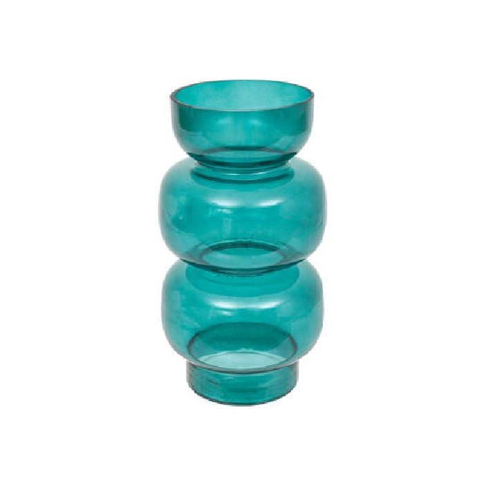 home-decor/vases/atmosphera-glass-vintage-vase-blue-bev-h25cm