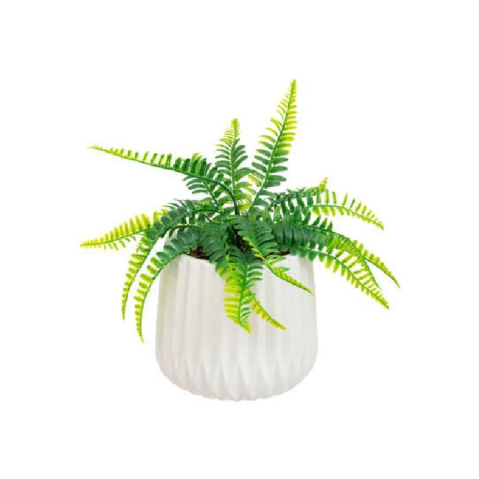home-decor/artificial-plants-flowers/atmosphera-fern-ceramic-pot-white-h33cm