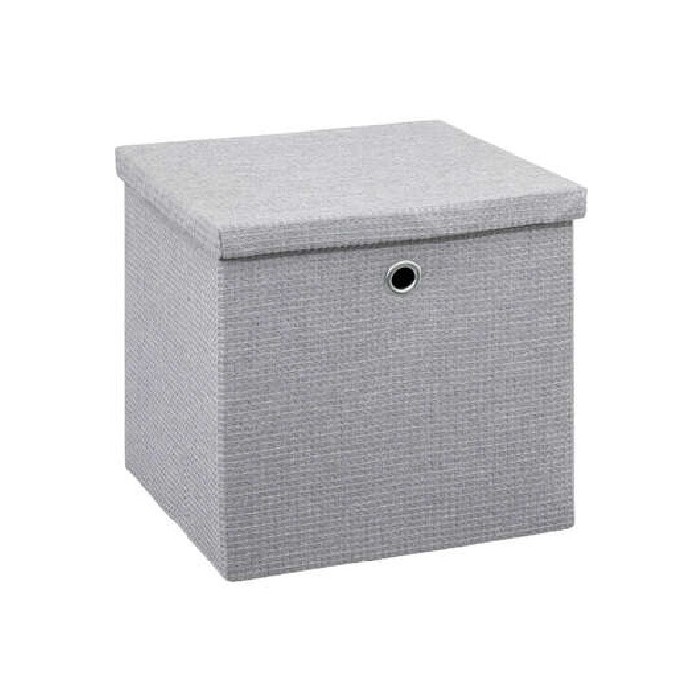 household-goods/storage-baskets-boxes/5five-storage-box-31cm-x-31cm-lid-coton-grey