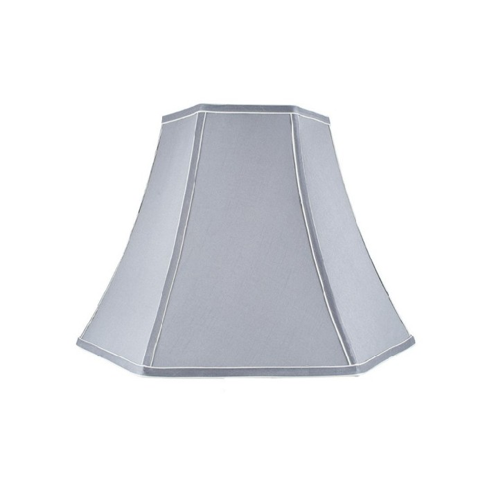 lighting/shades/45cm-steel-grey-polysilk-bowed-shade