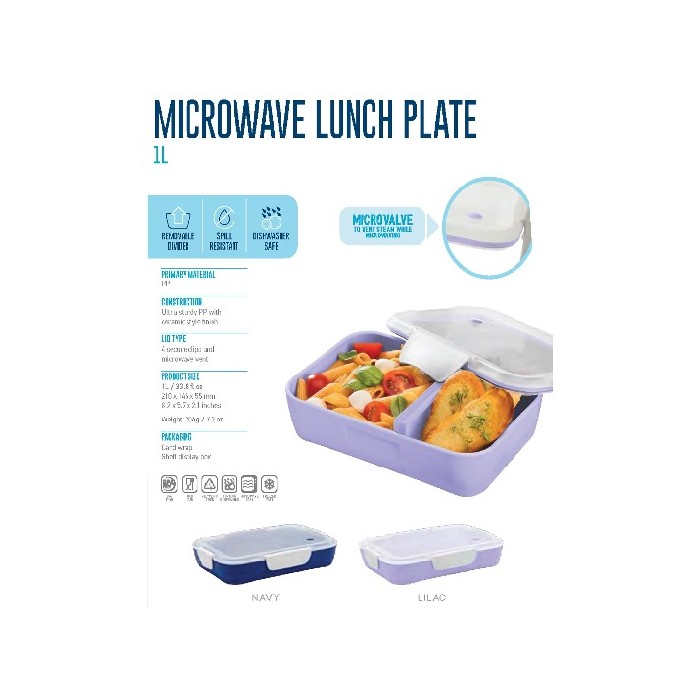 kitchenware/picnicware/smash-rectangular-lunch-box-with-divider