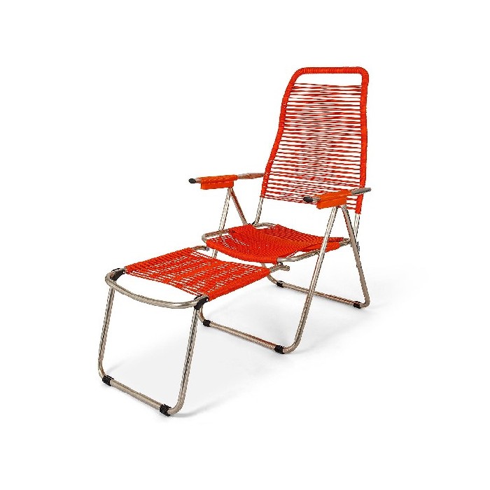 outdoor/swings-sun-loungers-relaxers/coincasa-fiam-spaghetti-cordoned-pvc-outdoor-relax-armchair-red