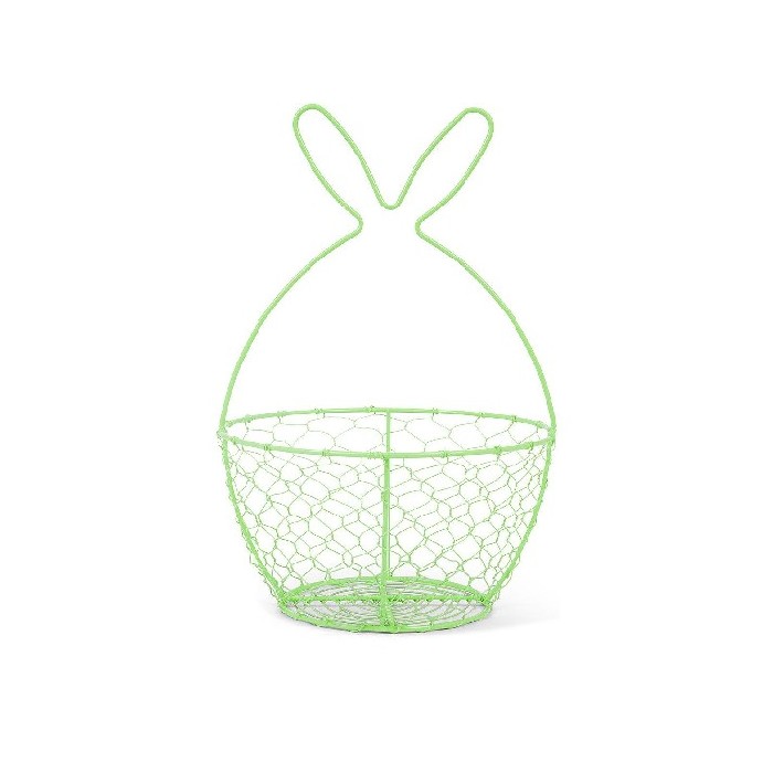 kitchenware/miscellaneous-kitchenware/coincasa-bunny-wire-basket-green-7395344