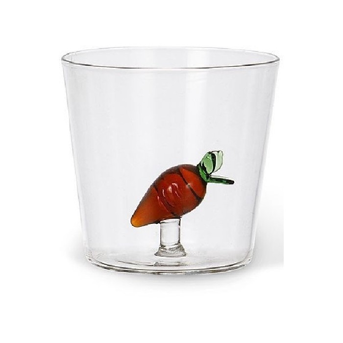 tableware/glassware/coincasa-borosilicate-glass-tumbler-with-carrot-detail