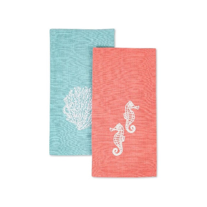 kitchenware/kitchen-linen/coincasa-set-of-2-pure-cotton-tea-towels-with-embroidery
