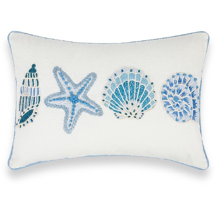 home-decor/cushions/coincasa-35cm-x-50cm-cushion-with-applications-and-embroidery-white-7404441