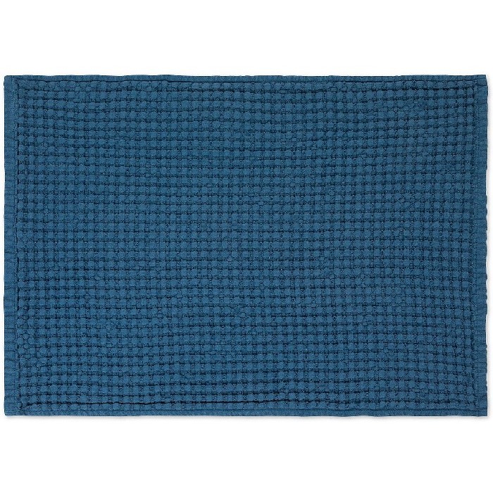 bathrooms/bath-towels/coincasa-honeycomb-cotton-towel-blue-7406415