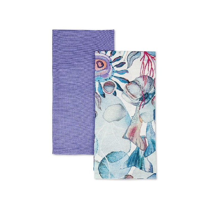 kitchenware/kitchen-linen/coincasa-set-of-2-tea-towels-with-seabed-print