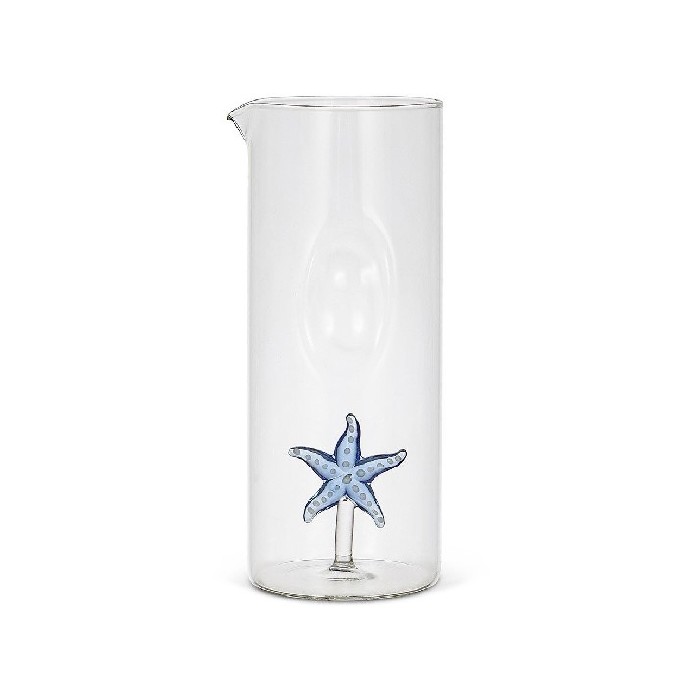 tableware/carafes-jugs-bottles/coincasa-glass-carafe-with-starfish-detail-7407035