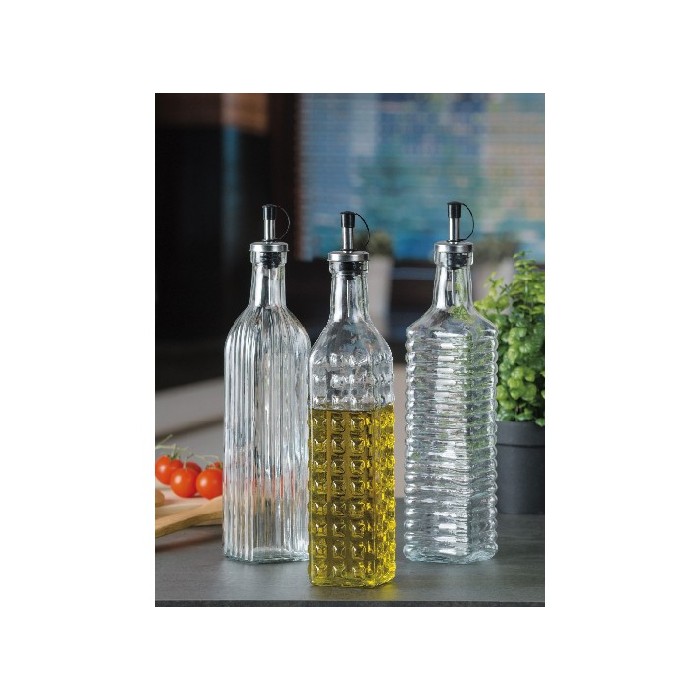 tableware/carafes-jugs-bottles/oil-doser-clear-glass-500ml-6cm-x-6cm-x-h30cm-3assorted-colours
