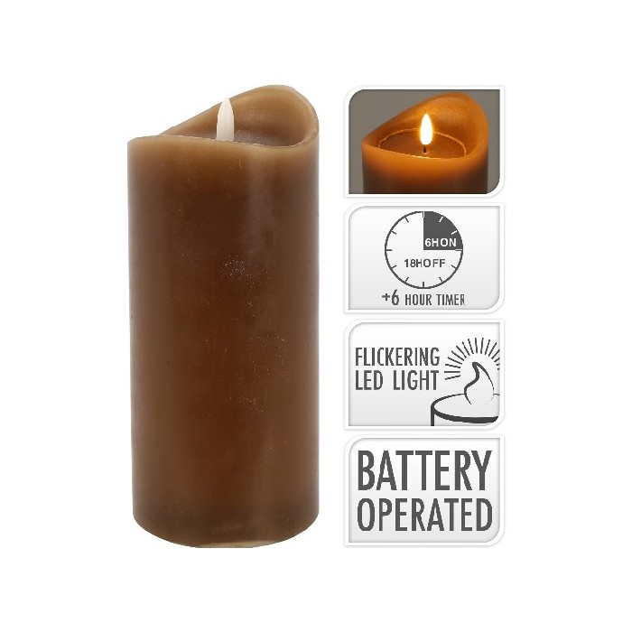 home-decor/candles-home-fragrance/led-candle-90x200mm-taupe
