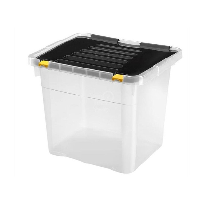 household-goods/storage-baskets-boxes/heidrun storage-box-with-black-lid-36l