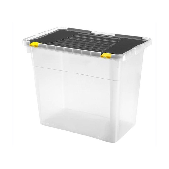 household-goods/storage-baskets-boxes/heidrun storage-box-with-black-lid-72l