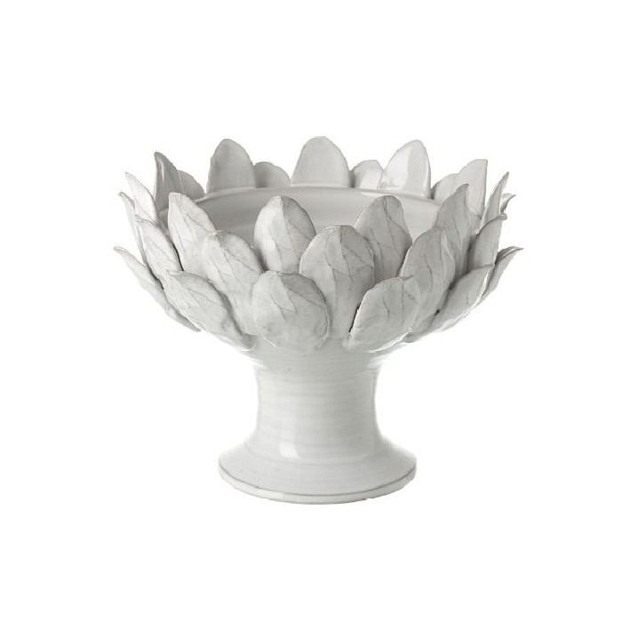 home-decor/decorative-ornaments/white-terracotta-leaf-design-bowl