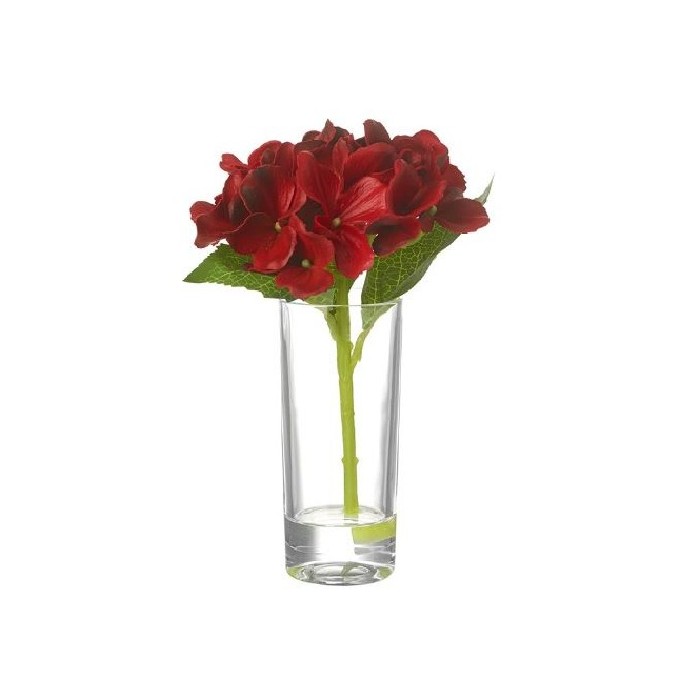 home-decor/artificial-plants-flowers/red-hydrangea-stem-in-vase