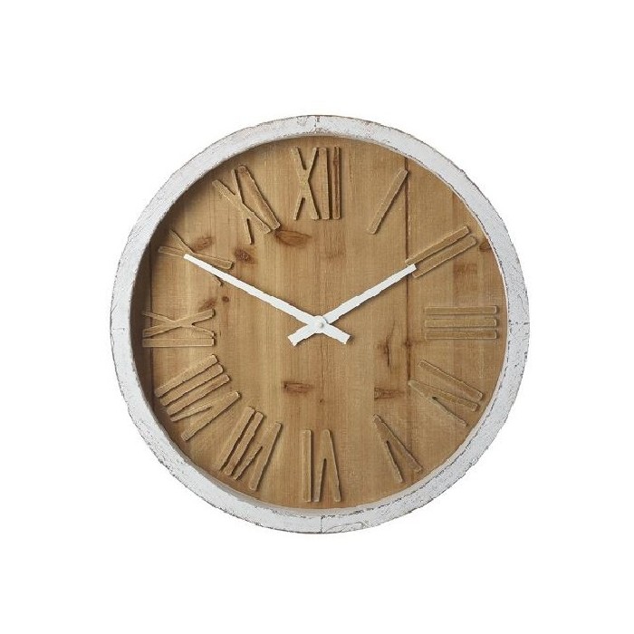 home-decor/clocks/clock-wooden-with-white-edge