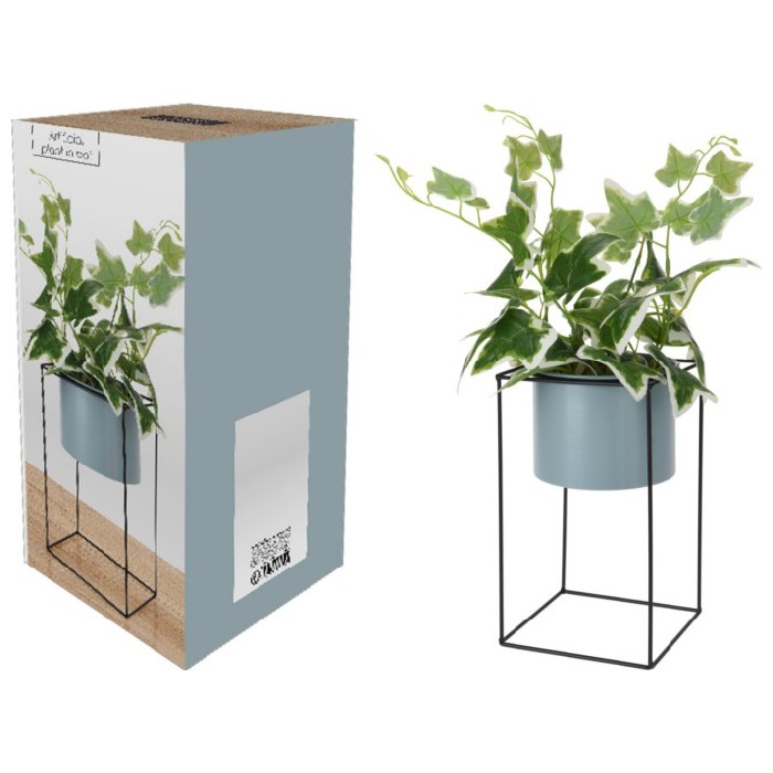 home-decor/artificial-plants-flowers/plant-in-metal-pot-14x44cm