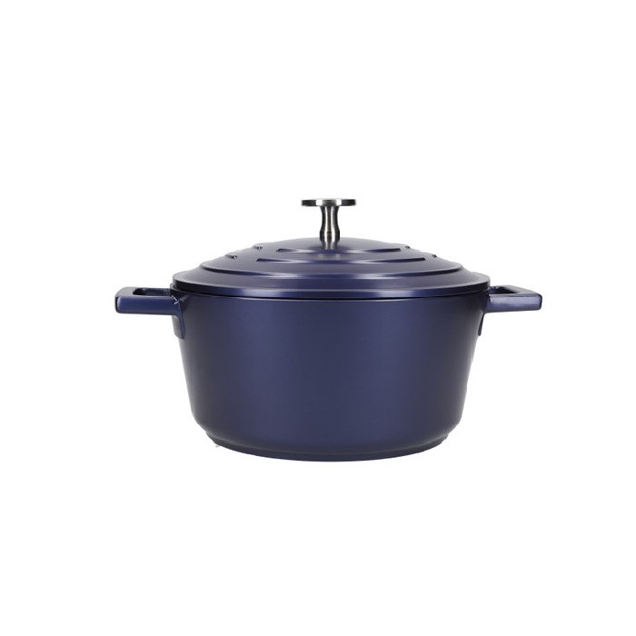 kitchenware/dishes-casseroles/masterclass-cast-aluminium-casserole-dish-25l-metallic-blue