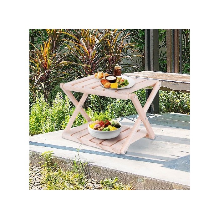 gardening/pots-planters-troughs/wooden-foldable-side-table-size-385x310x325mm