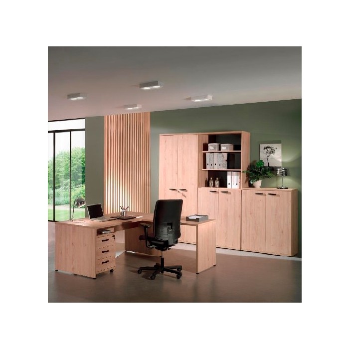 office/bookcases-cabinets/rio-tall-bookcase-with-2-low-doors-and-open-top-shelves-finished-in-spring-oak