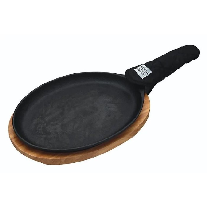 tableware/serveware/kitchen-craft-fajita-sizzler-37cm-cast-iron