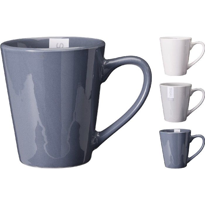New Bone Porcelain Mug 350ml (3 Assorted Colours)