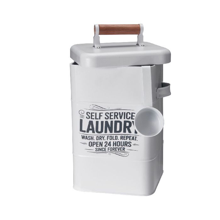 Laundry Detergent Storage Tin with Scoop