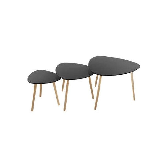 SET OF 3 MILEO SIDE TABLES