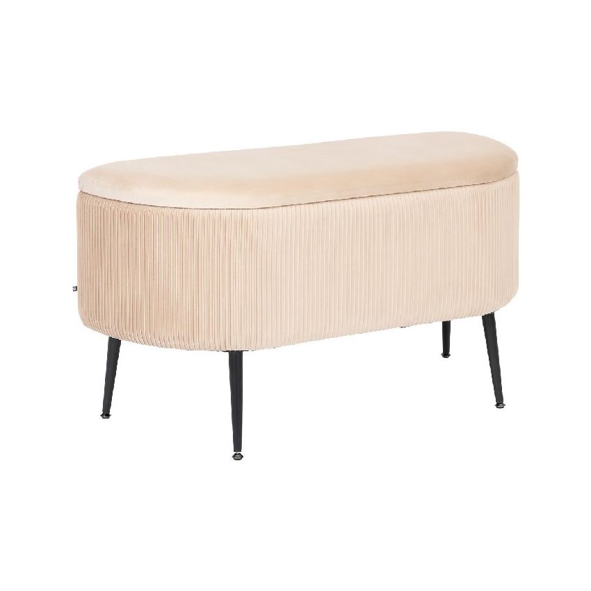 SOLARO VELVET TRUNK BENCH
