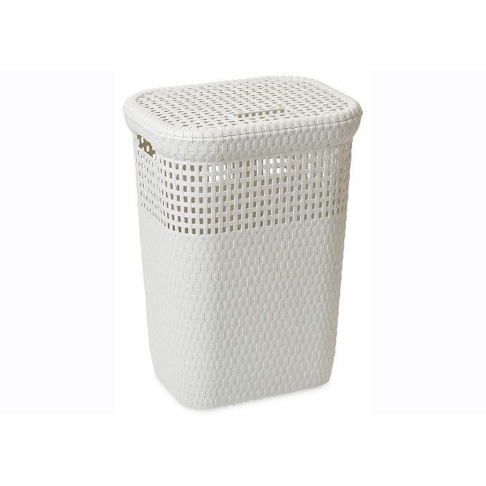RATTAN laundry basket