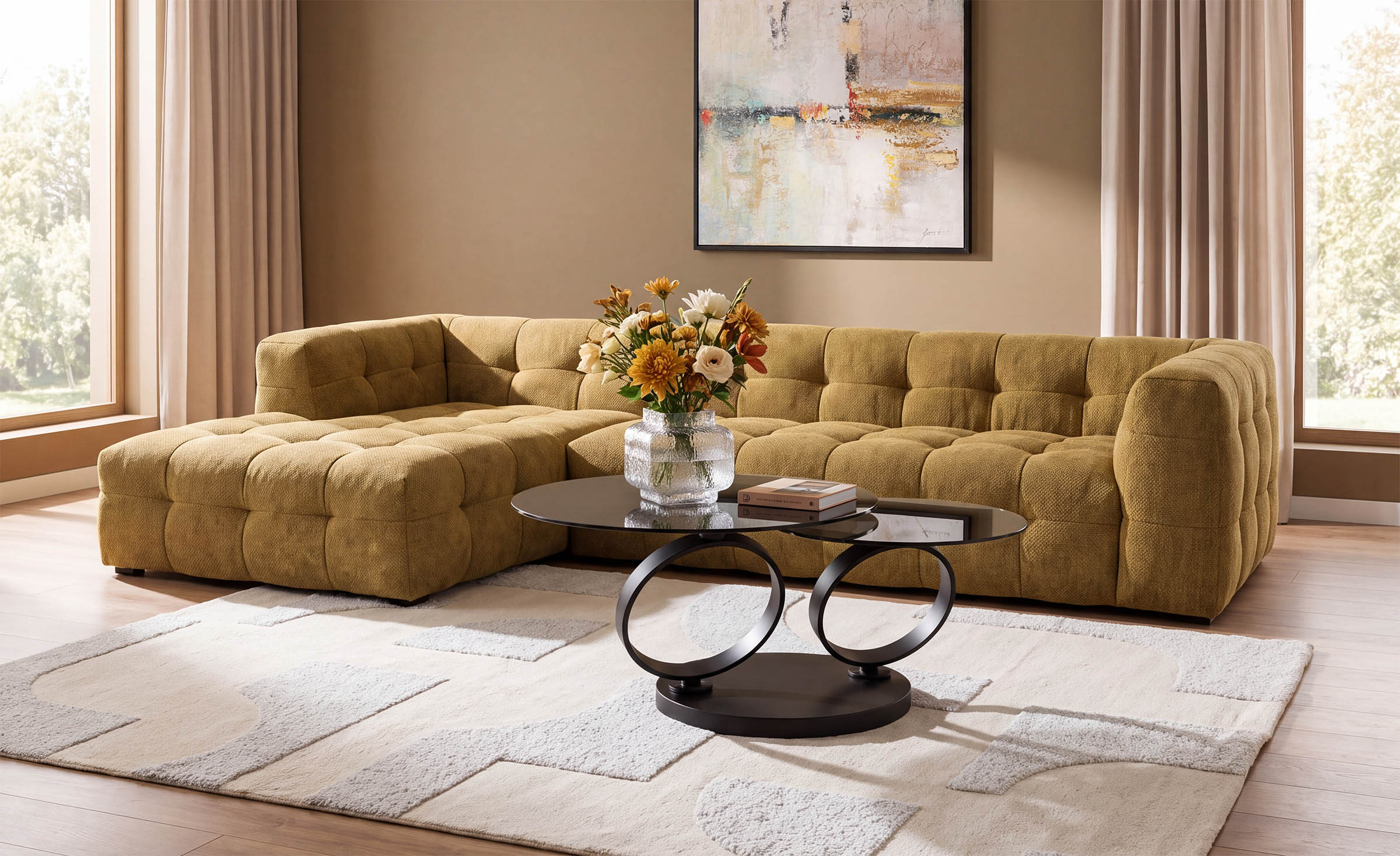 Sofa in a living room