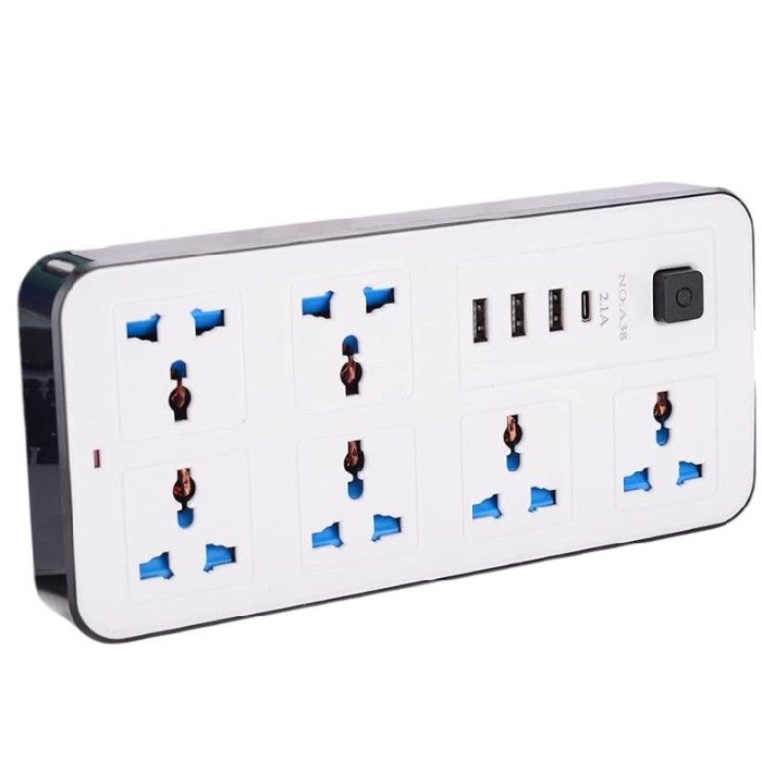 electronics/cables-adapters/guokang-universal-extension-cord-4-way-with-6-sockets-and-3-usb-ports-3m