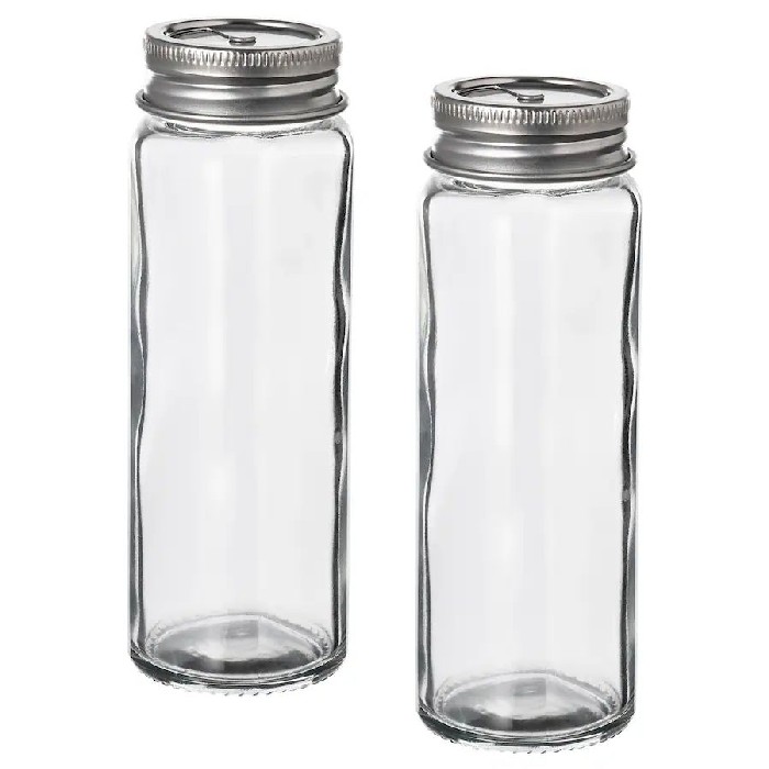 tableware/condiment-sets/ikea-citronhaj-salt-and-pepper-shakers-clear-glassstainless-steel-12cm