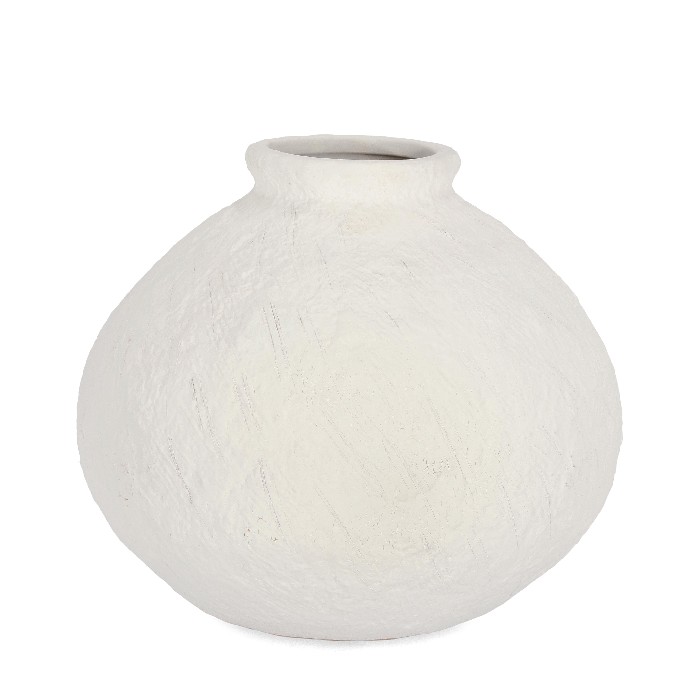 home-decor/vases/bizzotto-elayda-white-curved-porcelain-vase-24cm-x-height-21cm
