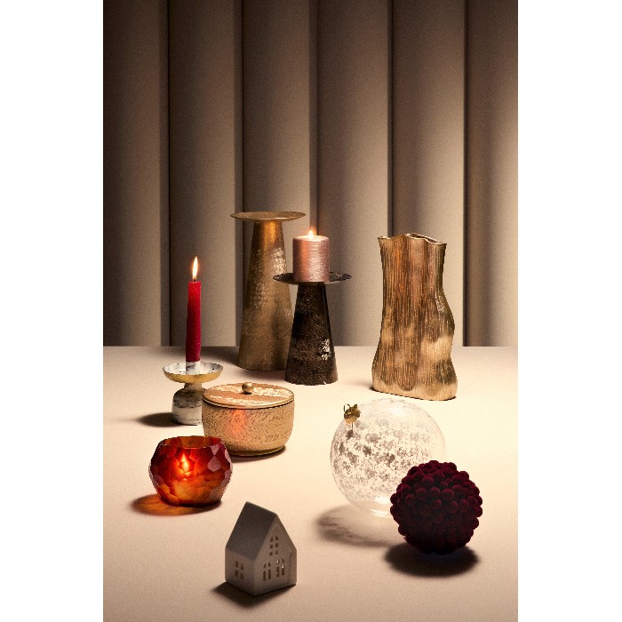 home-decor/candle-holders-lanterns/bizzotto-clamp-charcoal-candle-holder-h20cm